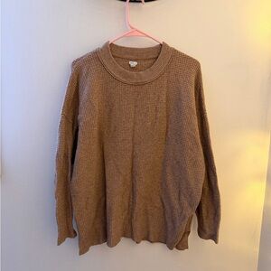 Aerie Women’s Tan Crewneck Sweater